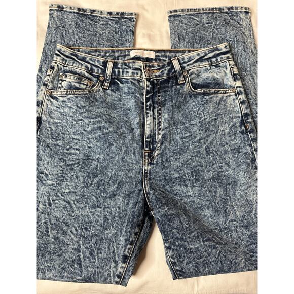 Jonathan Simkhai Standard River High Rise Straight Leg Jeans in Light Laurel 29 - Picture 7 of 8